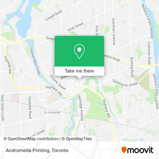 Andromeda Printing map