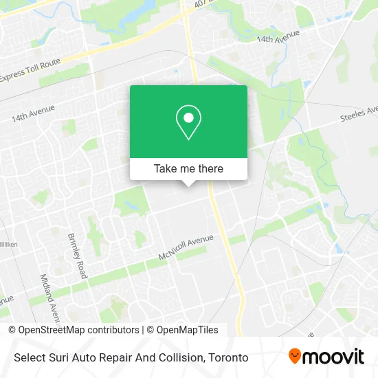 Select Suri Auto Repair And Collision map