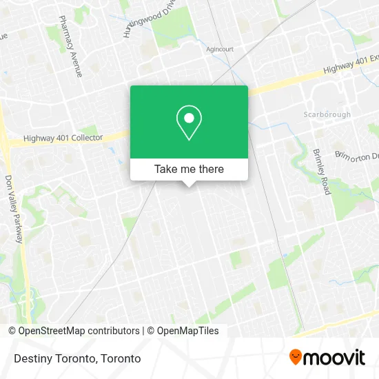 Destiny Toronto map