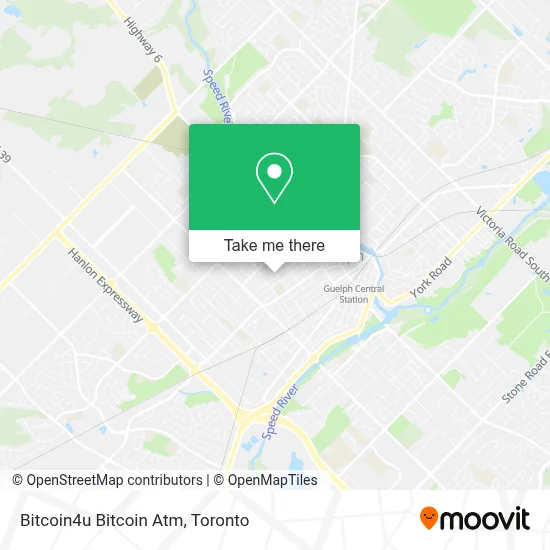 Bitcoin4u Bitcoin Atm map