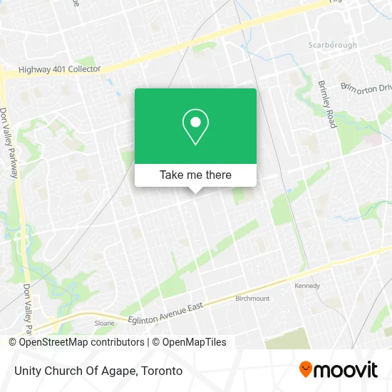Unity Church Of Agape map