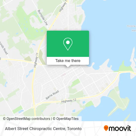 Albert Street Chiropractic Centre map