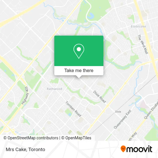 Mrs Cake map