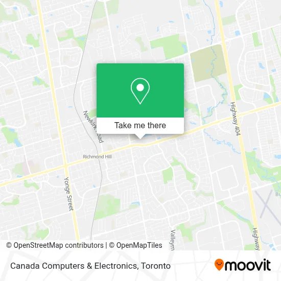 Canada Computers & Electronics map