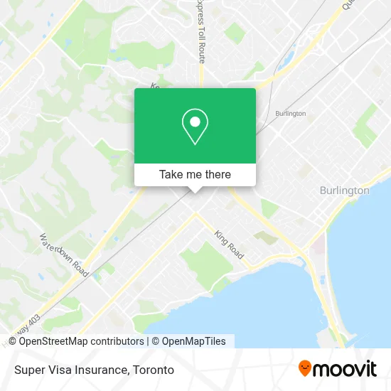 Super Visa Insurance map