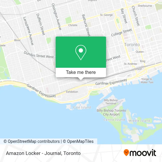 Amazon Locker - Journal map