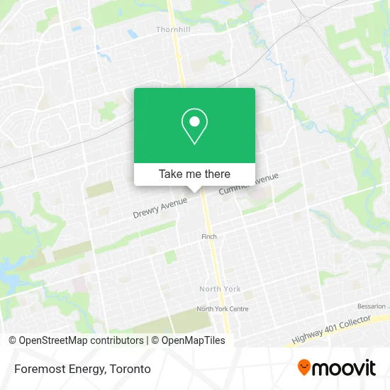 Foremost Energy map