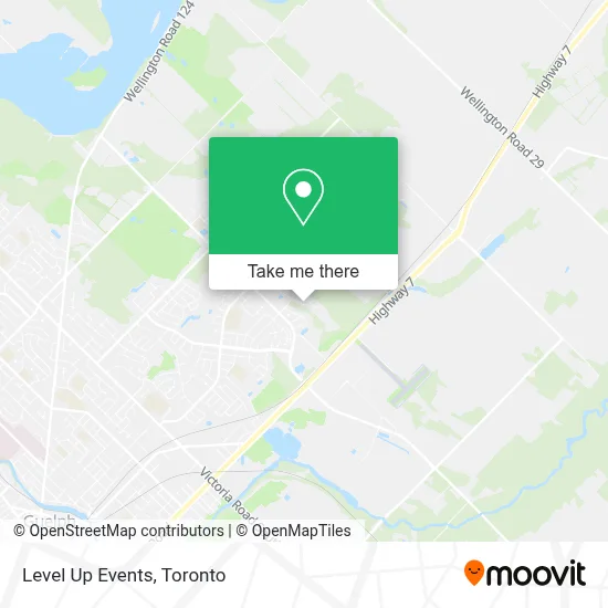Level Up Events map