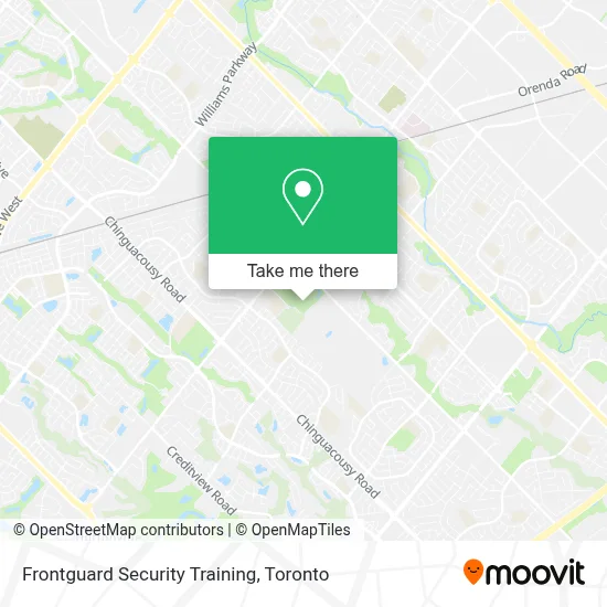 Frontguard Security Training map