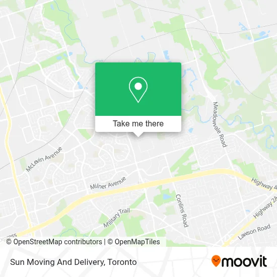 Sun Moving And Delivery map