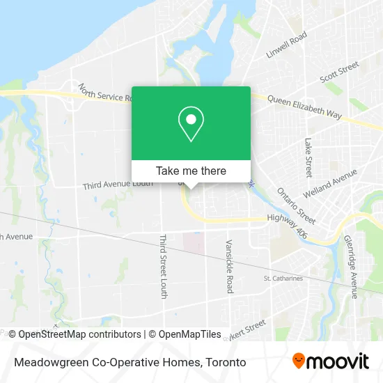Meadowgreen Co-Operative Homes map