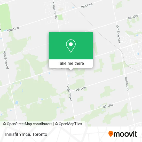 Innisfil Ymca map
