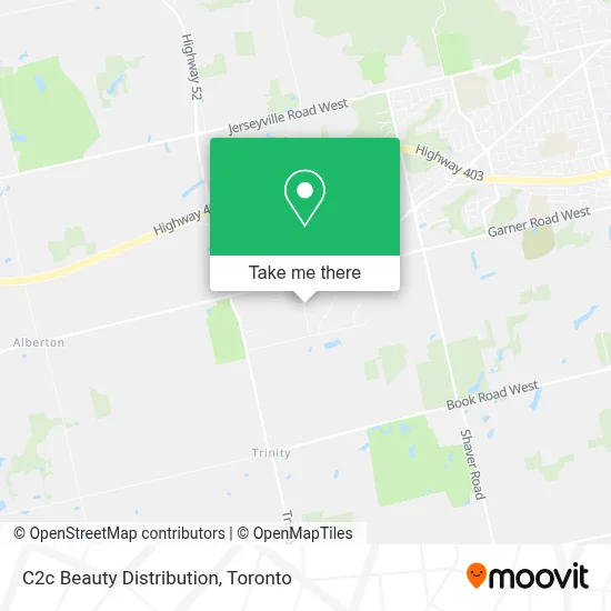 C2c Beauty Distribution map