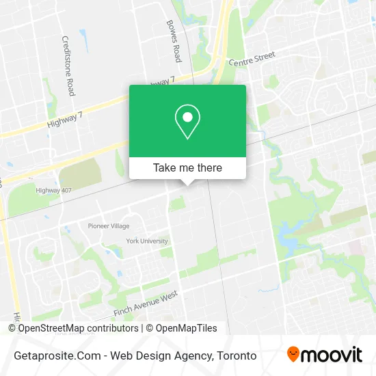 Getaprosite.Com - Web Design Agency map