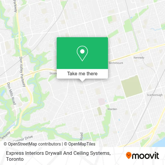 Express Interiors Drywall And Ceiling Systems map
