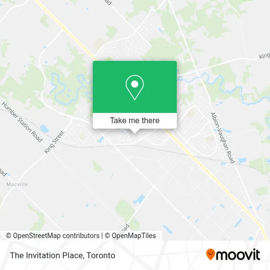 The Invitation Place map