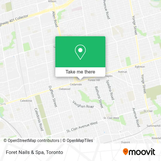Foret Nails & Spa map