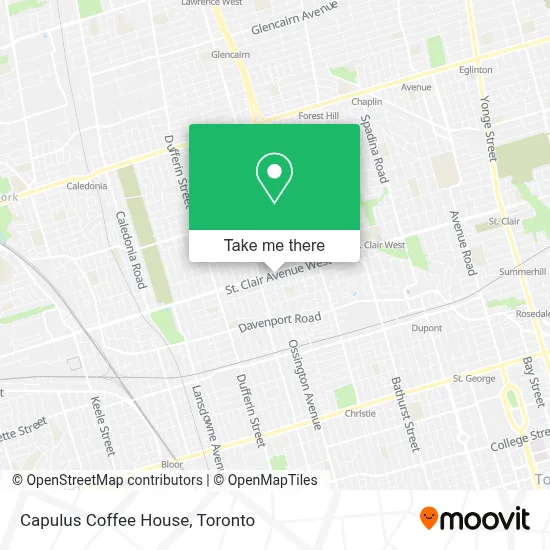 Capulus Coffee House map