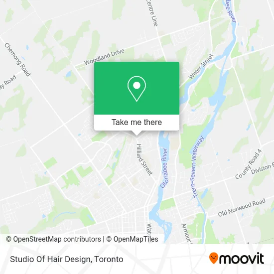 Studio Of Hair Design map
