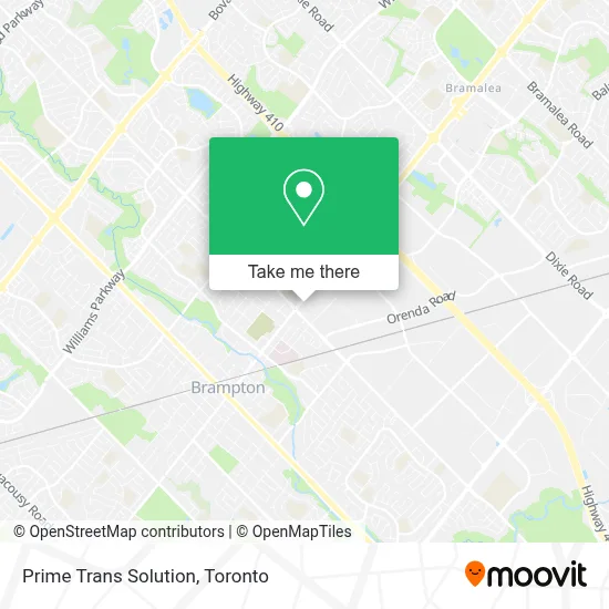 Prime Trans Solution map