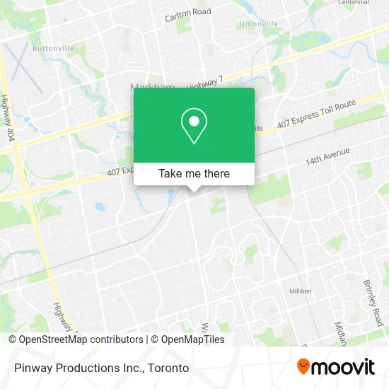 Pinway Productions Inc. map