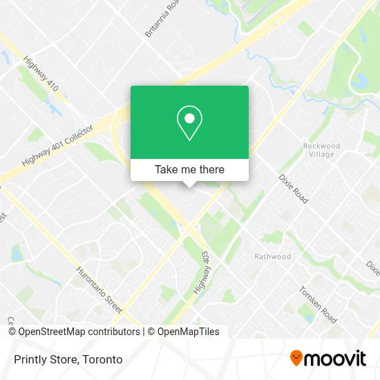 Printly Store map