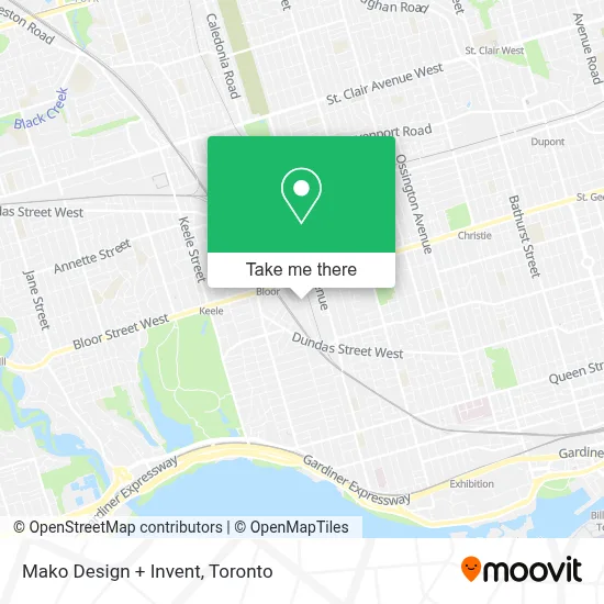 Mako Design + Invent map