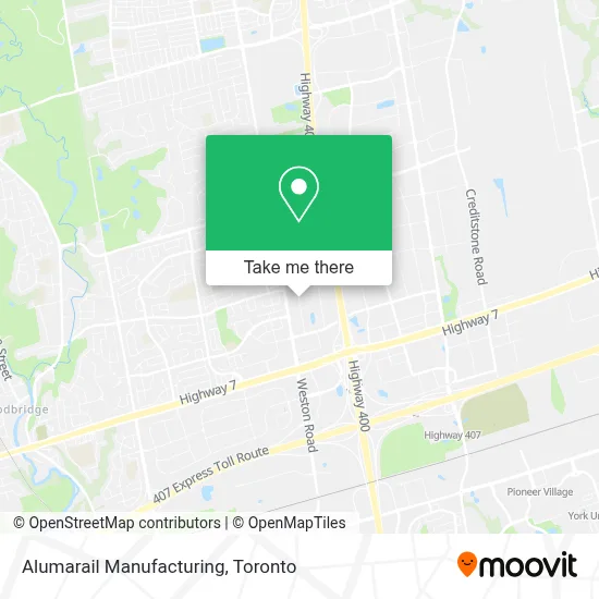 Alumarail Manufacturing map