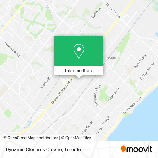 Dynamic Closures Ontario map
