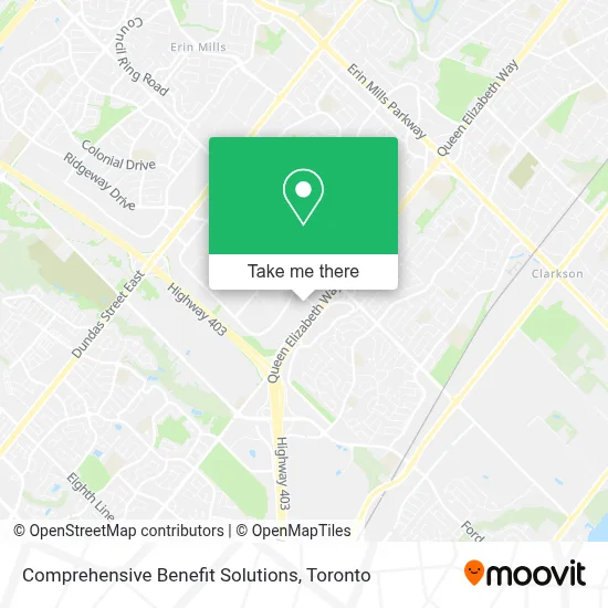 Comprehensive Benefit Solutions map
