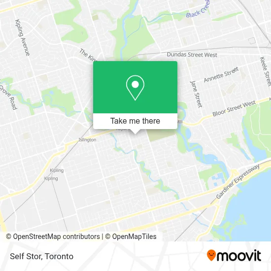 Self Stor map