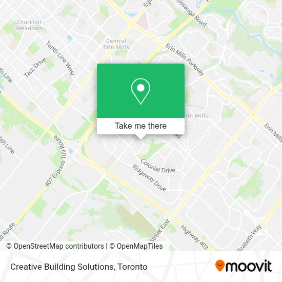 Creative Building Solutions map