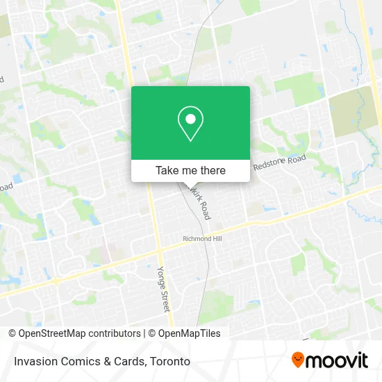Invasion Comics & Cards map