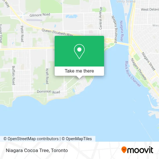 Niagara Cocoa Tree map
