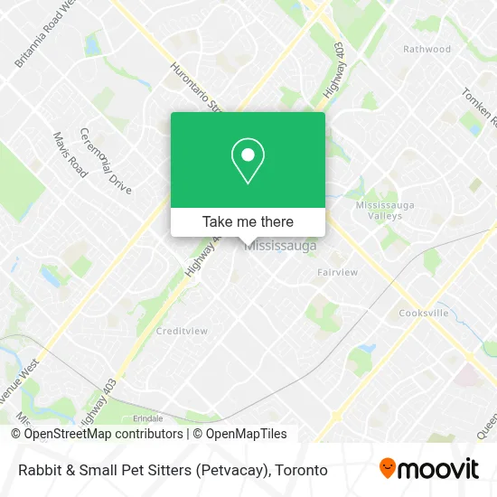 Rabbit & Small Pet Sitters (Petvacay) map