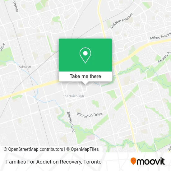 Families For Addiction Recovery map