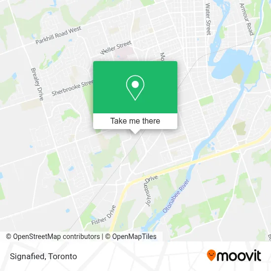 Signafied map