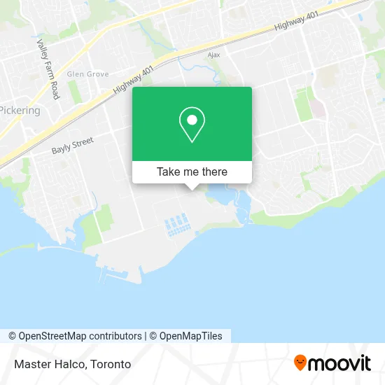 Master Halco map