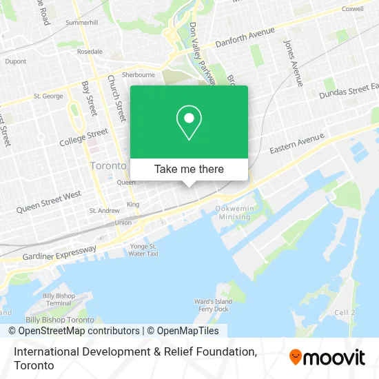 International Development & Relief Foundation map