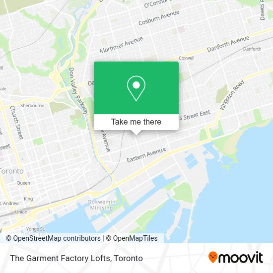 The Garment Factory Lofts map