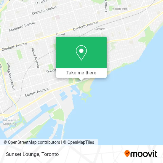 Sunset Lounge map