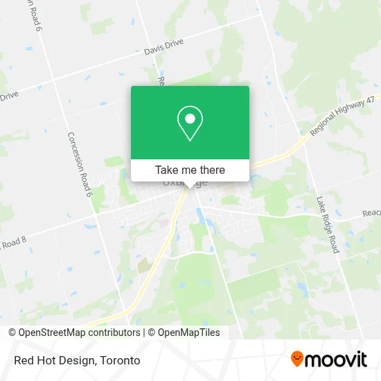 Red Hot Design map