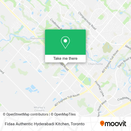 Fidaa Authentic Hyderabadi Kitchen map