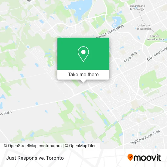 Just Responsive map