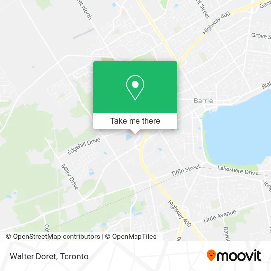 Walter Doret map