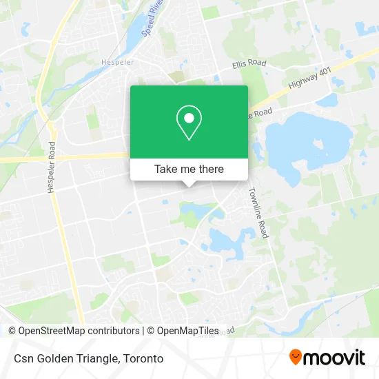 Csn Golden Triangle map