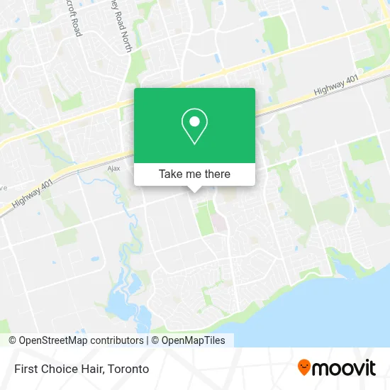 First Choice Hair map
