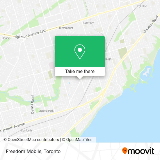 Freedom Mobile map
