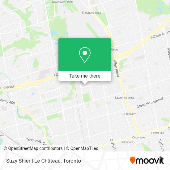 Suzy Shier | Le Château map