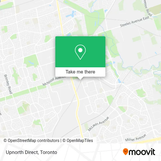 Upnorth Direct map